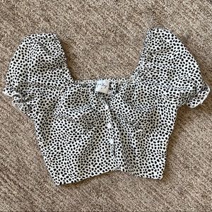 Princess Polly crop blouse 🥰